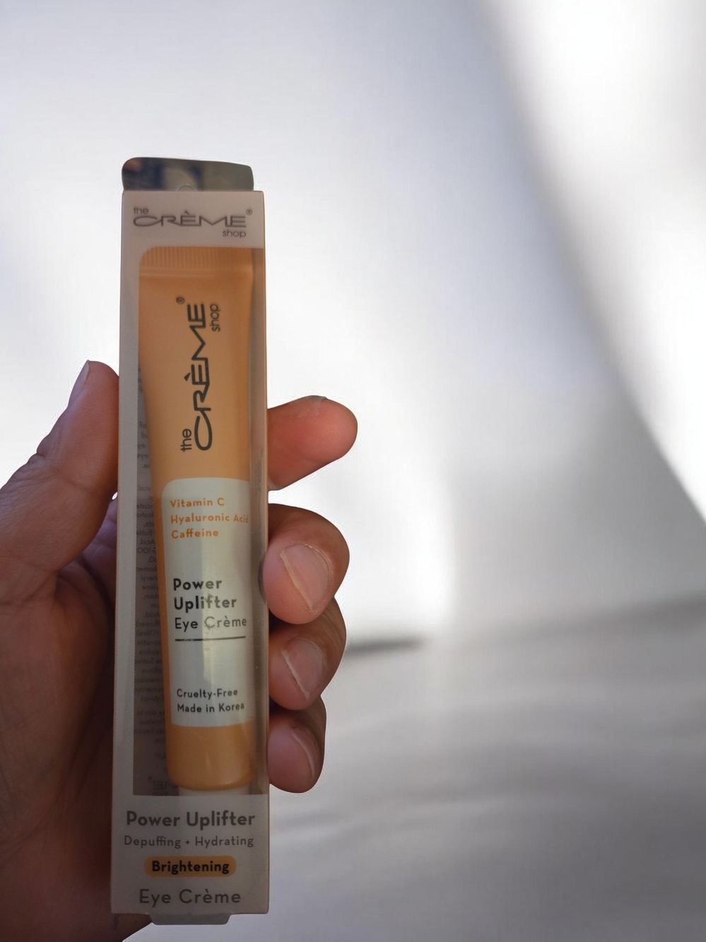 The Crème Shop Power Uplifter Brightening Eye Crème - Yellow